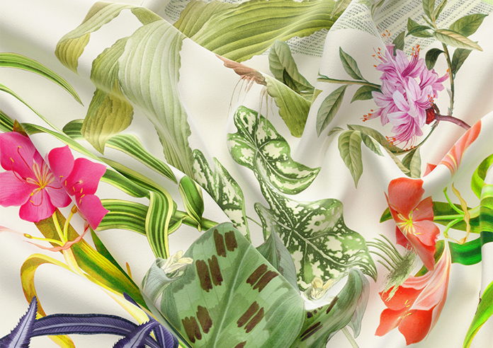 Barbados, Jungle - Twist&Fit Roman Blind - Image 4